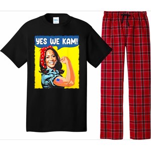 Yes We Kam Madam Harris Funny Saying Quote Kalama President Pajama Set