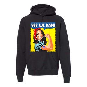 Yes We Kam Madam Harris Funny Saying Quote Kalama President Premium Hoodie