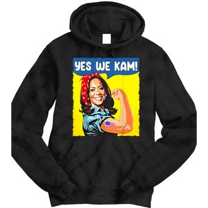 Yes We Kam Madam Harris Funny Saying Quote Kalama President Tie Dye Hoodie