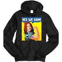 Yes We Kam Madam Harris Funny Saying Quote Kalama President Tie Dye Hoodie