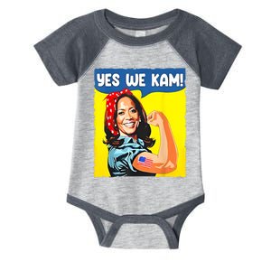 Yes We Kam Madam Harris Funny Saying Quote Kalama President Infant Baby Jersey Bodysuit