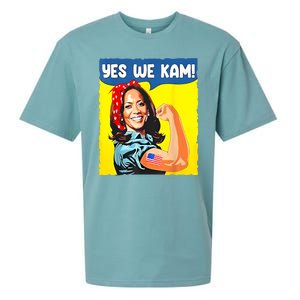 Yes We Kam Madam Harris Funny Saying Quote Kalama President Sueded Cloud Jersey T-Shirt