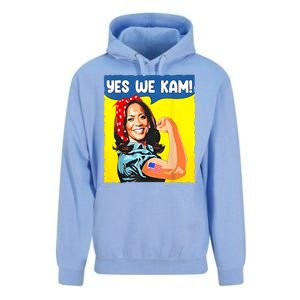 Yes We Kam Madam Harris Funny Saying Quote Kalama President Unisex Surf Hoodie