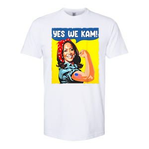 Yes We Kam Madam Harris Funny Saying Quote Kalama President Softstyle CVC T-Shirt