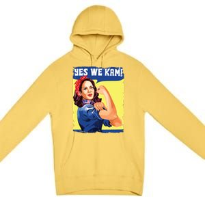 Yes We Kam Female President Premium Pullover Hoodie