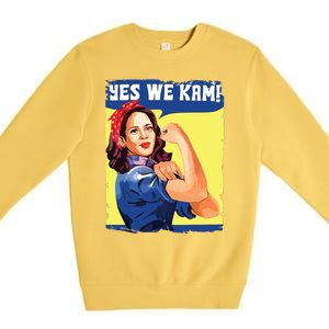 Yes We Kam Female President Premium Crewneck Sweatshirt