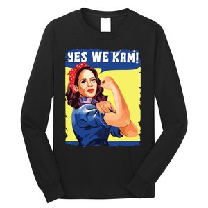 Yes We Kam Female President Long Sleeve Shirt