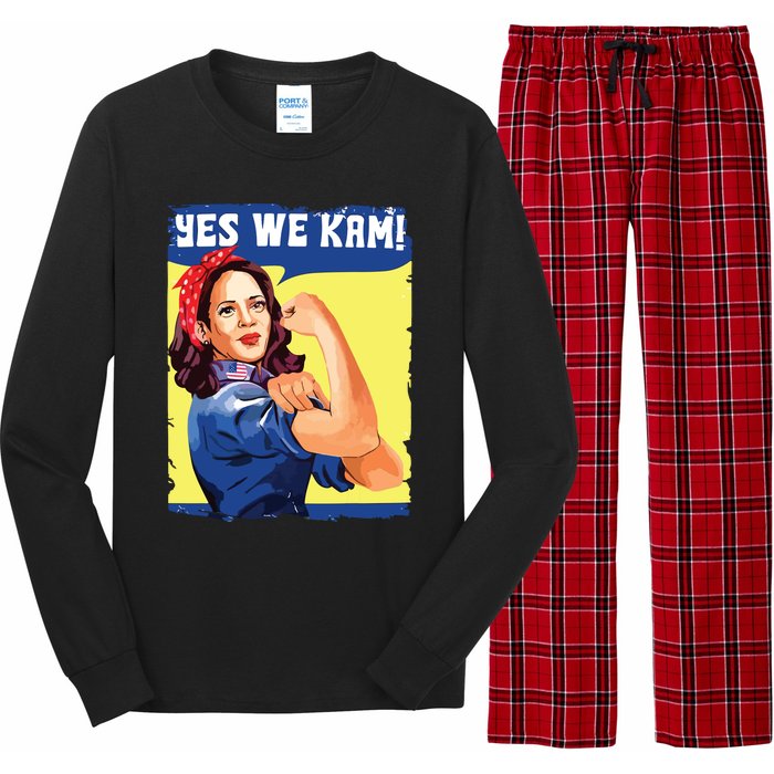 Yes We Kam Female President Long Sleeve Pajama Set