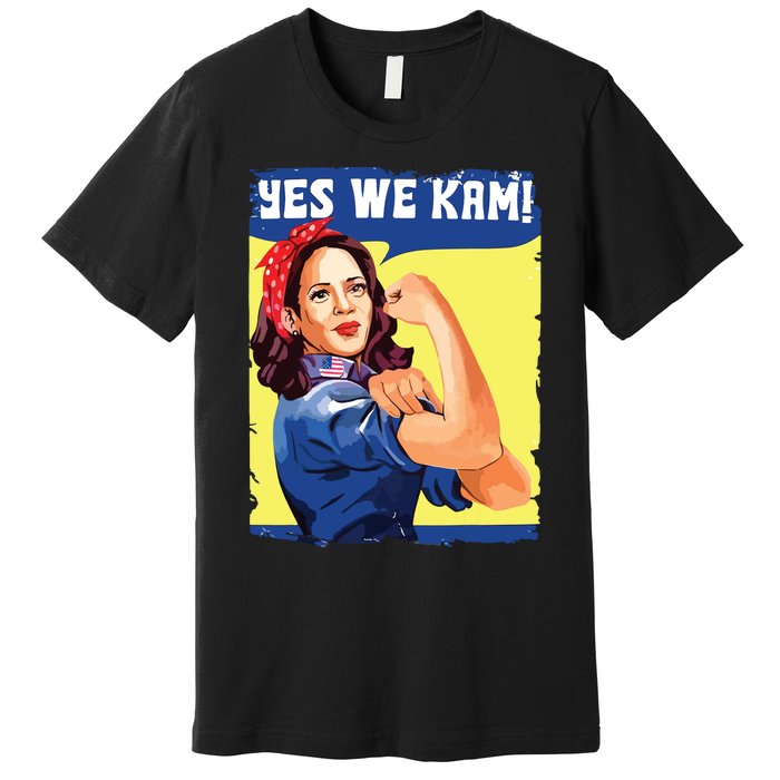 Yes We Kam Female President Premium T-Shirt