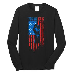 Yes We Kam Harris For President 2024 Political Election Premium Long Sleeve Shirt