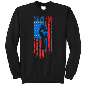 Yes We Kam Harris For President 2024 Political Election Premium Sweatshirt