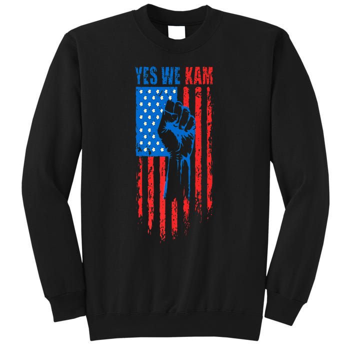 Yes We Kam Harris For President 2024 Political Election Premium Sweatshirt