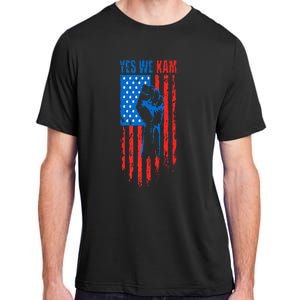 Yes We Kam Harris For President 2024 Political Election Premium Adult ChromaSoft Performance T-Shirt