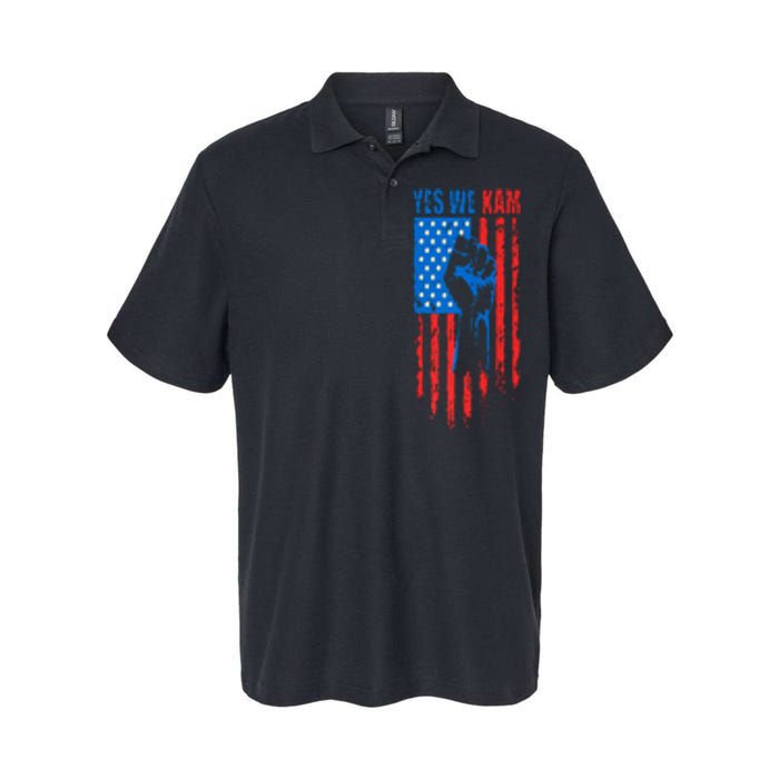 Yes We Kam Harris For President 2024 Political Election Premium Softstyle Adult Sport Polo