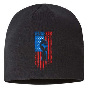 Yes We Kam Harris For President 2024 Political Election Premium Sustainable Beanie