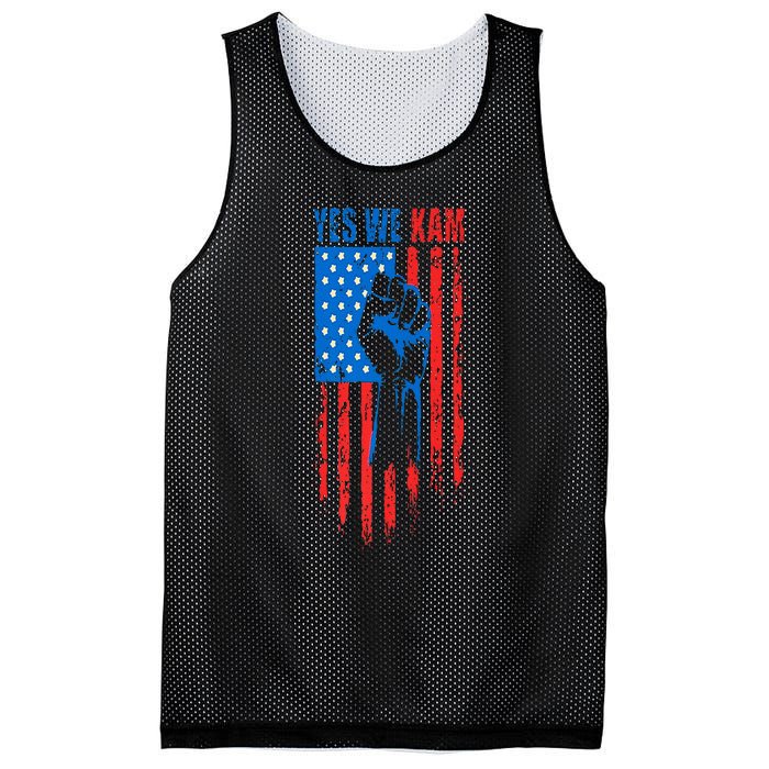 Yes We Kam Harris For President 2024 Political Election Premium Mesh Reversible Basketball Jersey Tank