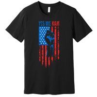 Yes We Kam Harris For President 2024 Political Election Premium Premium T-Shirt