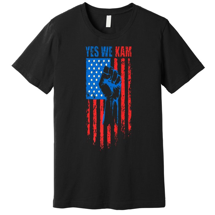 Yes We Kam Harris For President 2024 Political Election Premium Premium T-Shirt