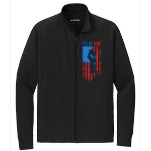 Yes We Kam Harris For President 2024 Political Election Premium Stretch Full-Zip Cadet Jacket