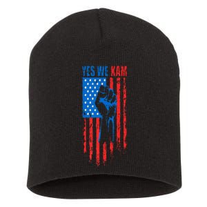 Yes We Kam Harris For President 2024 Political Election Premium Short Acrylic Beanie