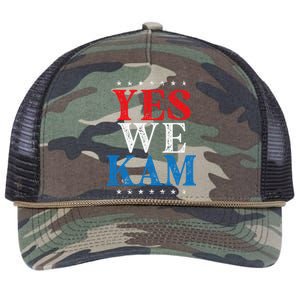 Yes We Kam Saying Quote Retro Rope Trucker Hat Cap