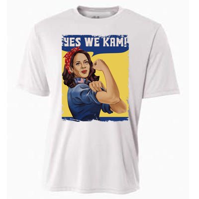 Yes We Kam Madam Harris Fun Cooling Performance Crew T-Shirt