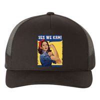 Yes We Kam Madam Harris Fun Yupoong Adult 5-Panel Trucker Hat