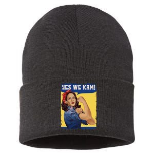 Yes We Kam Madam Harris Fun Sustainable Knit Beanie