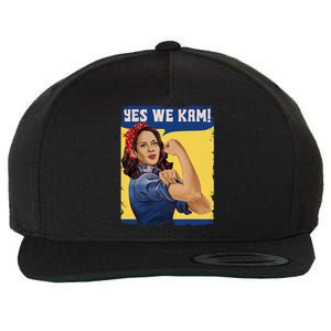 Yes We Kam Madam Harris Fun Wool Snapback Cap