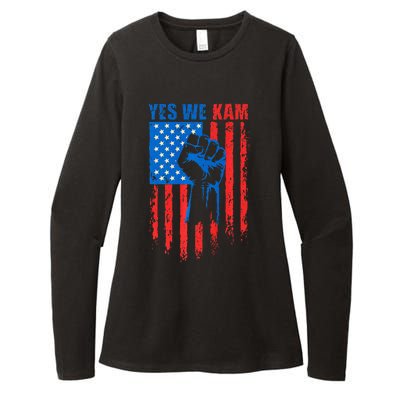 Yes We Kam Harris For Presiden Womens CVC Long Sleeve Shirt