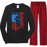 Yes We Kam Harris For Presiden Long Sleeve Pajama Set