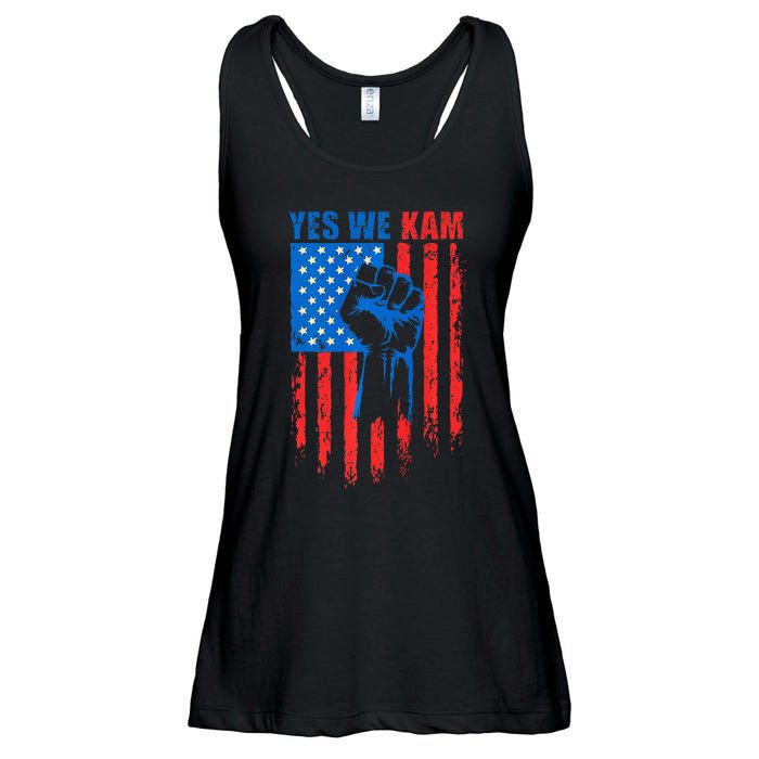 Yes We Kam Harris For Presiden Ladies Essential Flowy Tank