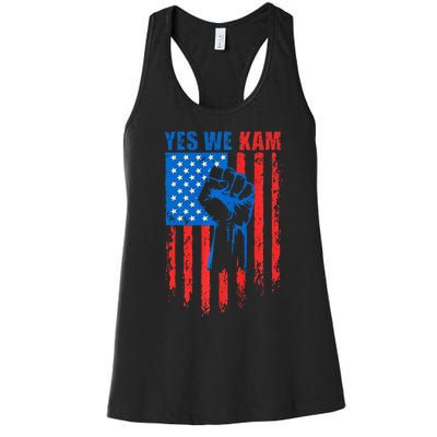 Yes We Kam Harris For Presiden Women's Racerback Tank