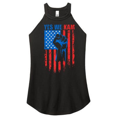 Yes We Kam Harris For Presiden Women's Perfect Tri Rocker Tank