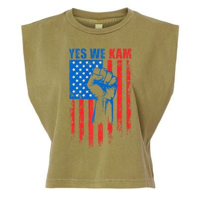 Yes We Kam Harris For Presiden Garment-Dyed Women's Muscle Tee