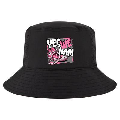 Yes We Kam Madam Shoes And Pearls 47th President Cool Comfort Performance Bucket Hat