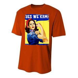 Yes We Kam Madam Harris Funny Performance Sprint T-Shirt