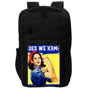 Yes We Kam Madam Harris Funny Impact Tech Backpack