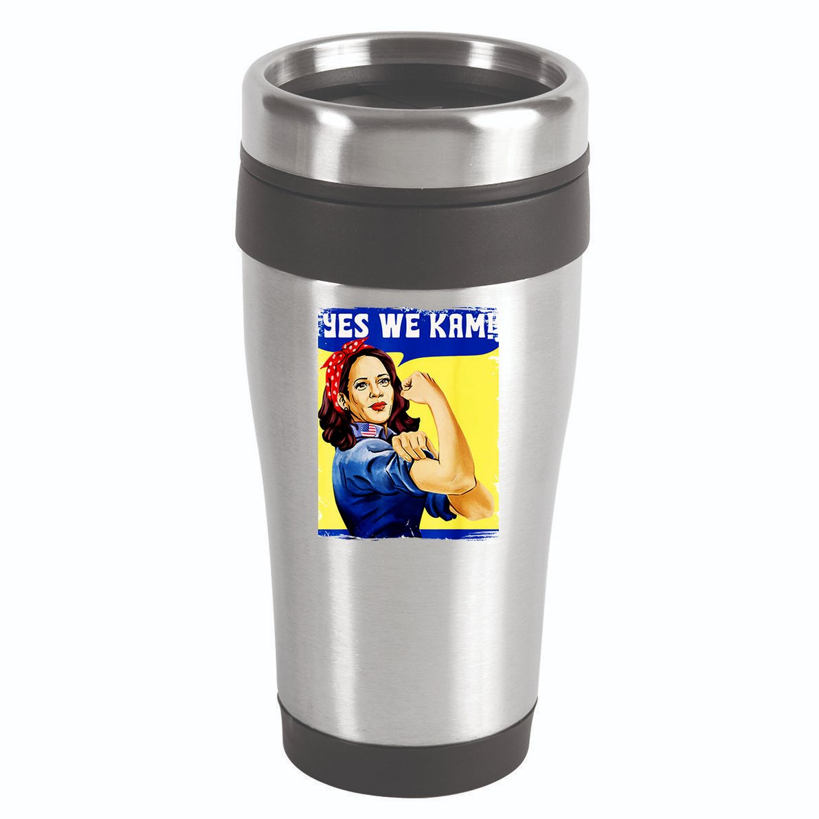 Yes We Kam Madam Harris Funny 16oz Travel Tumbler
