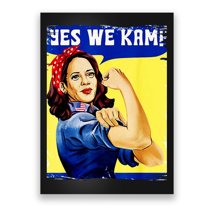 Yes We Kam Madam Harris Funny Poster