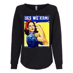 Yes We Kam Madam Harris Funny Womens California Wash Sweatshirt