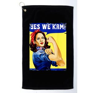 Yes We Kam Madam Harris Funny Platinum Collection Golf Towel