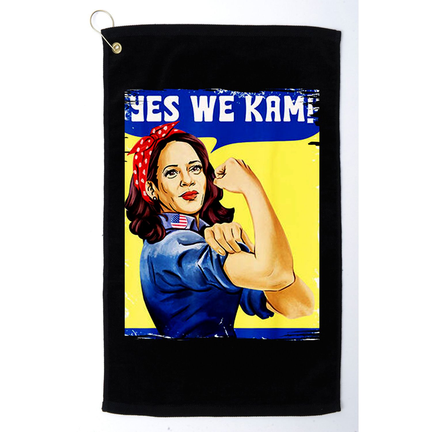 Yes We Kam Madam Harris Funny Golf Towel