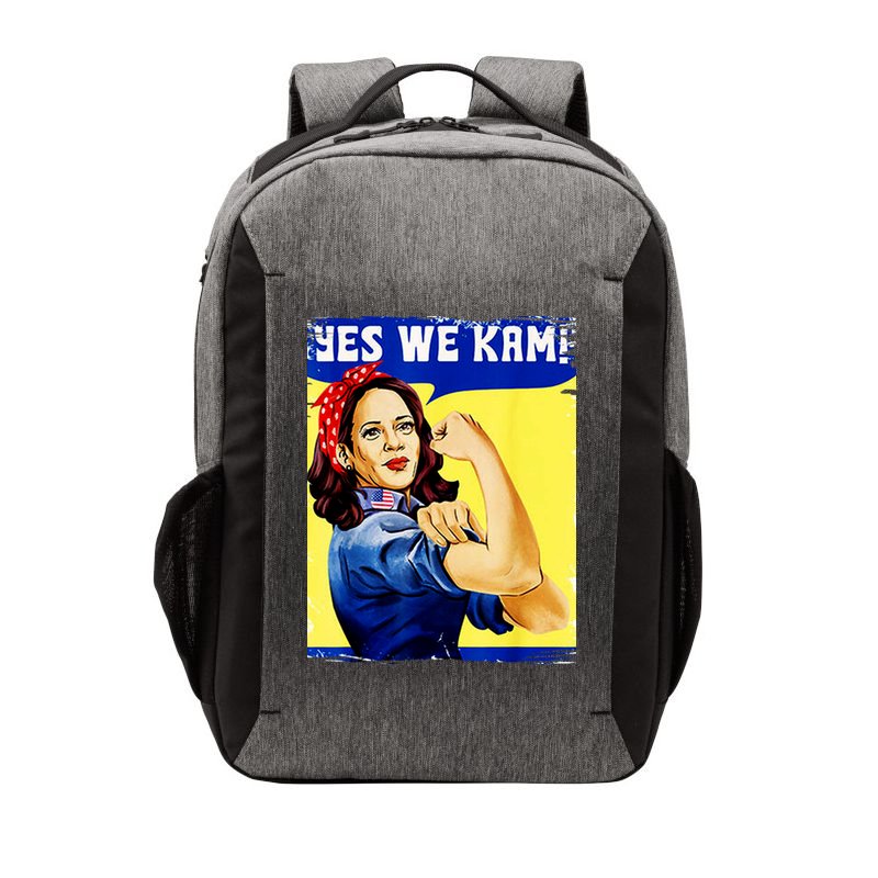 Yes We Kam Madam Harris Funny Vector Backpack