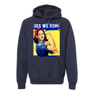 Yes We Kam Madam Harris Funny Premium Hoodie