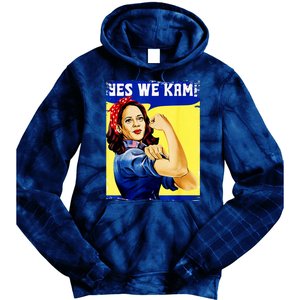 Yes We Kam Madam Harris Funny Tie Dye Hoodie