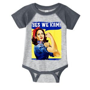 Yes We Kam Madam Harris Funny Infant Baby Jersey Bodysuit