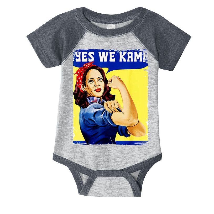 Yes We Kam Madam Harris Funny Infant Baby Jersey Bodysuit