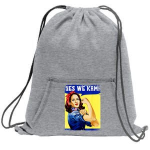 Yes We Kam Madam Harris Funny Sweatshirt Cinch Pack Bag