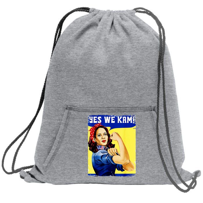 Yes We Kam Madam Harris Funny Sweatshirt Cinch Pack Bag